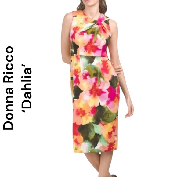 Donna Ricco Dresses & Skirts - NWT DONNA RICCO DAHLIA MIDI DRESS NEW WITH TAGS